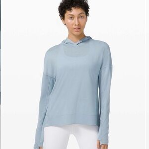 Lululemon Squad Goals Hoodie Chambray / White